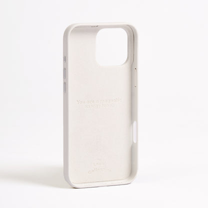 MagSafe Eco-Leather Case - Milk