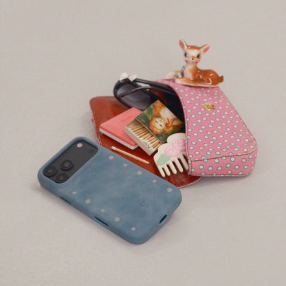 Studded MagSafe Case - Denim