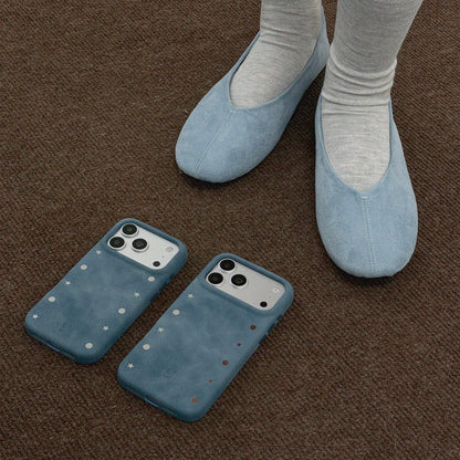 Studded MagSafe Case - Denim